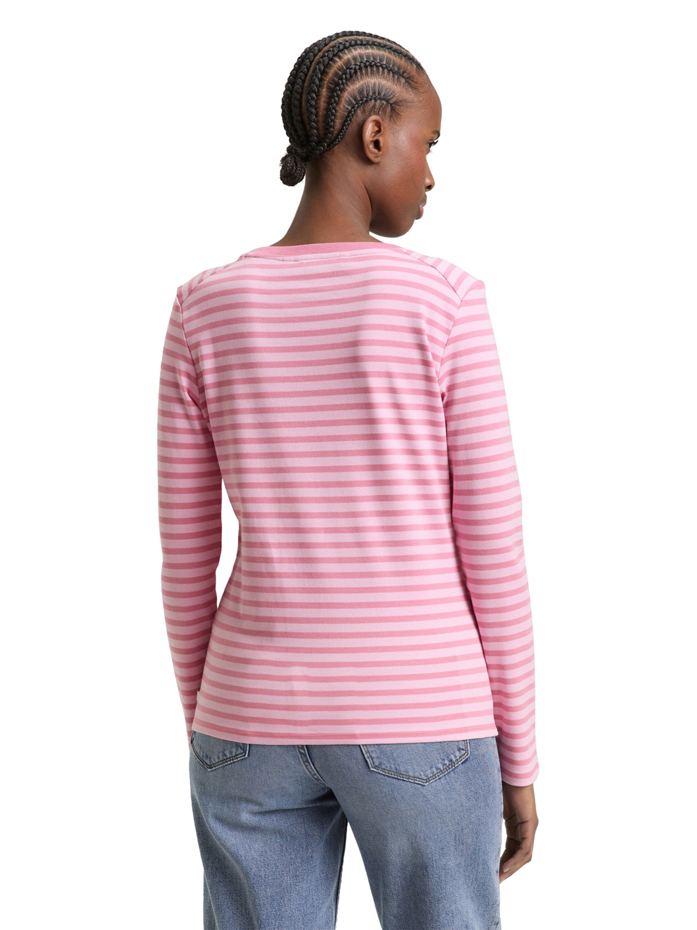 TOM TAILOR DENIM Тениска в розово