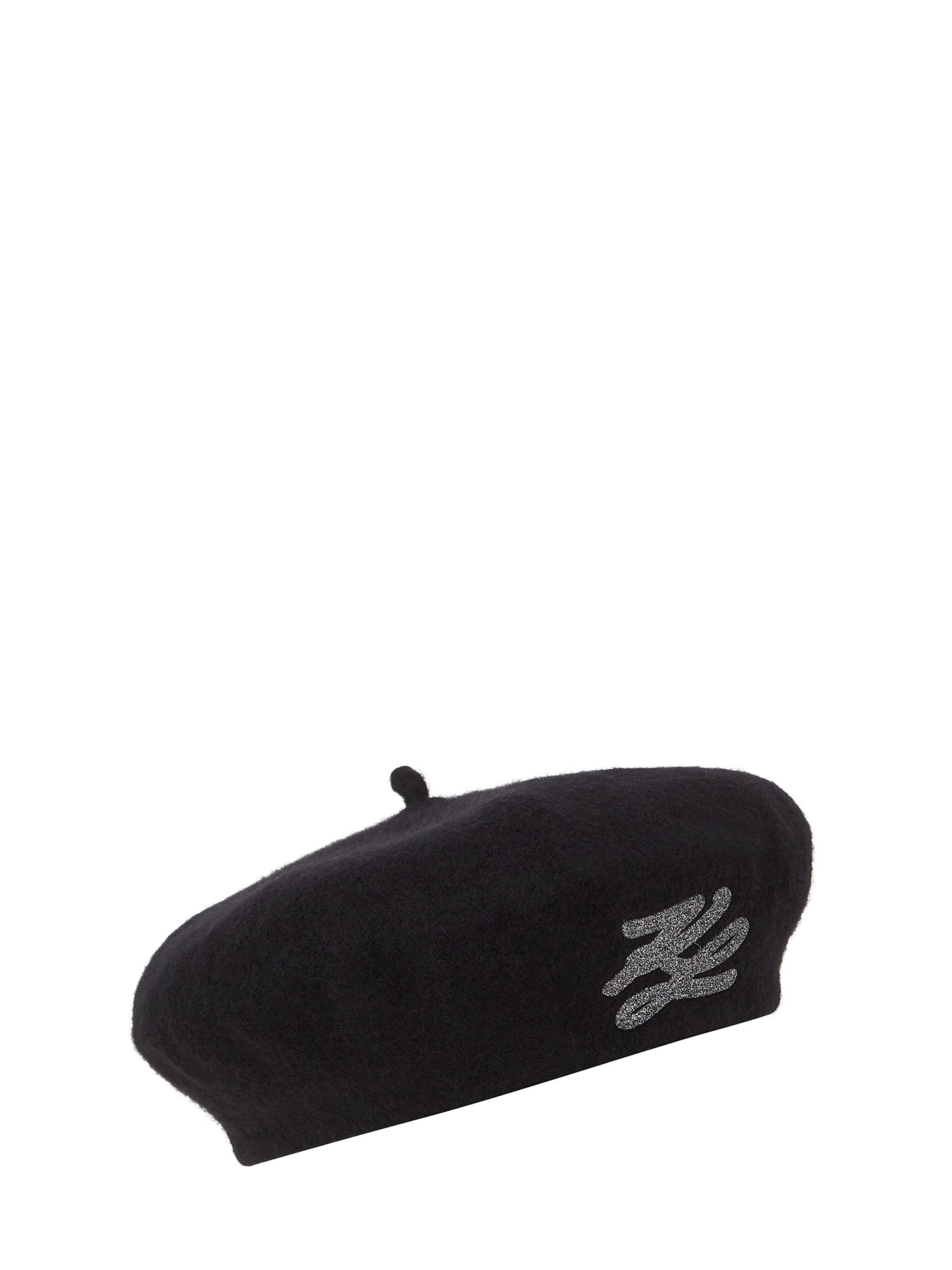 Bonnet 'AUTOGRAPH' Karl Lagerfeld en noir