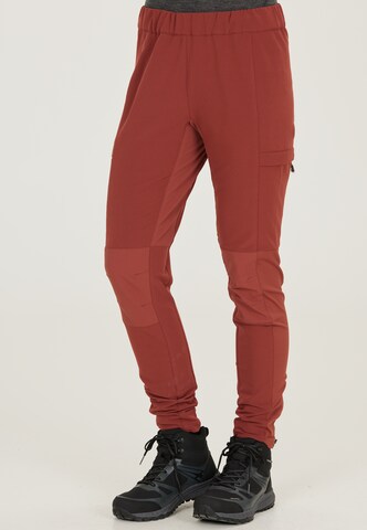 Whistler Slimfit Sportbroek 'Davina' in Rood: voorkant