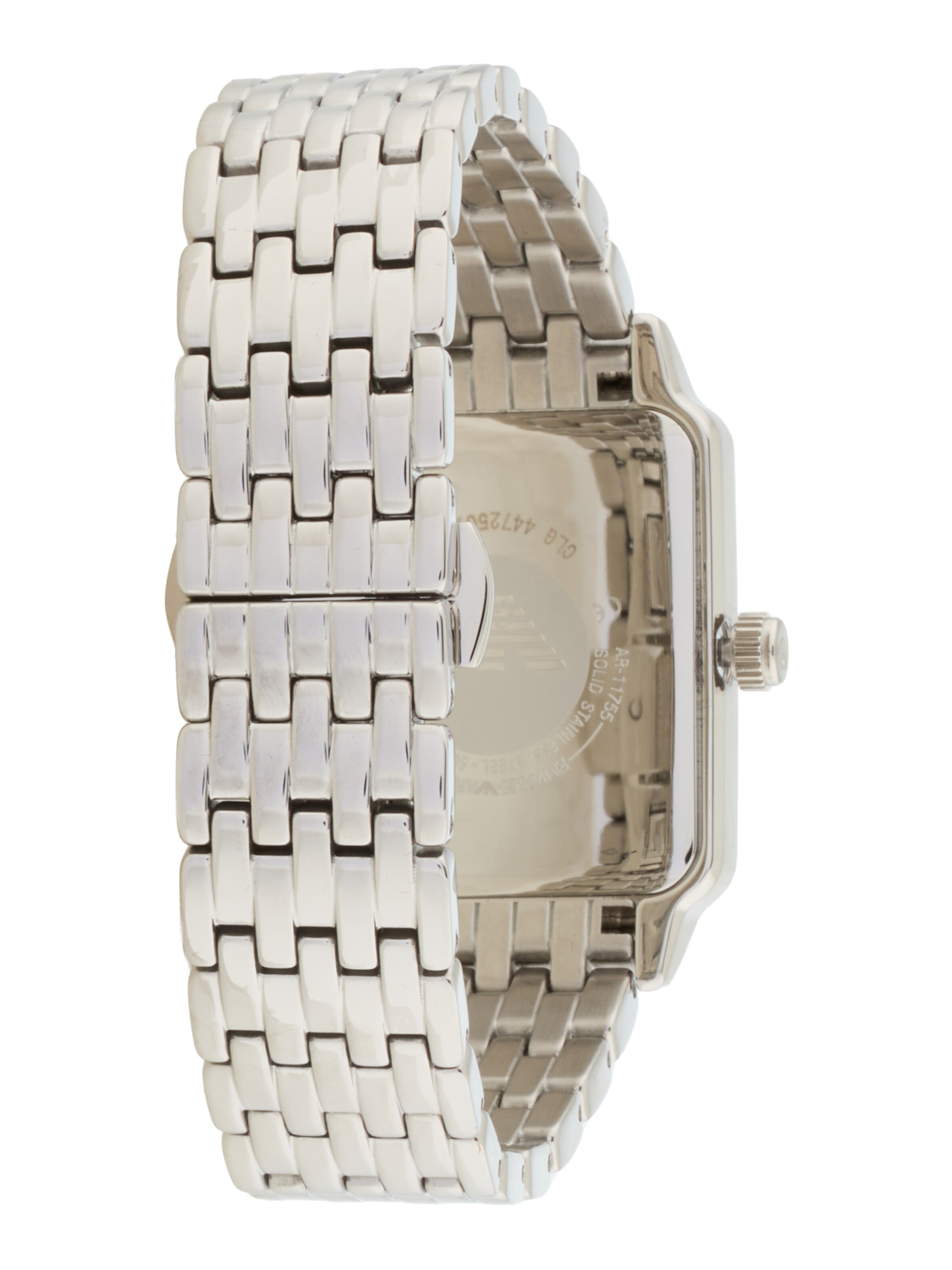 Montre à affichage analogique Emporio Armani en argent