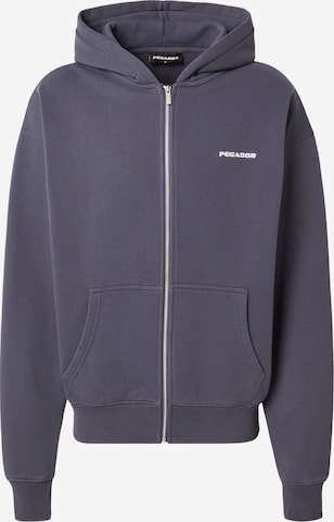 Pegador Sweatjakke i blå: forside