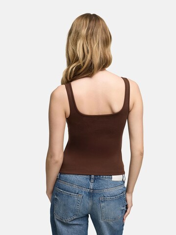 cfab (formerly creamy fabrics) Top 'Cotton Tank with Built-In Wireless Bra'‌‌‌‌‌‌‌‌‌‌ in Braun