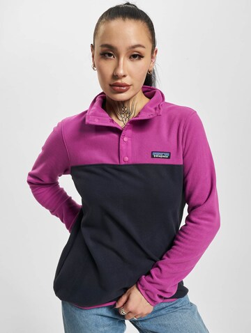 PATAGONIA Athletic Sweater ' Micro Snap' in Pink