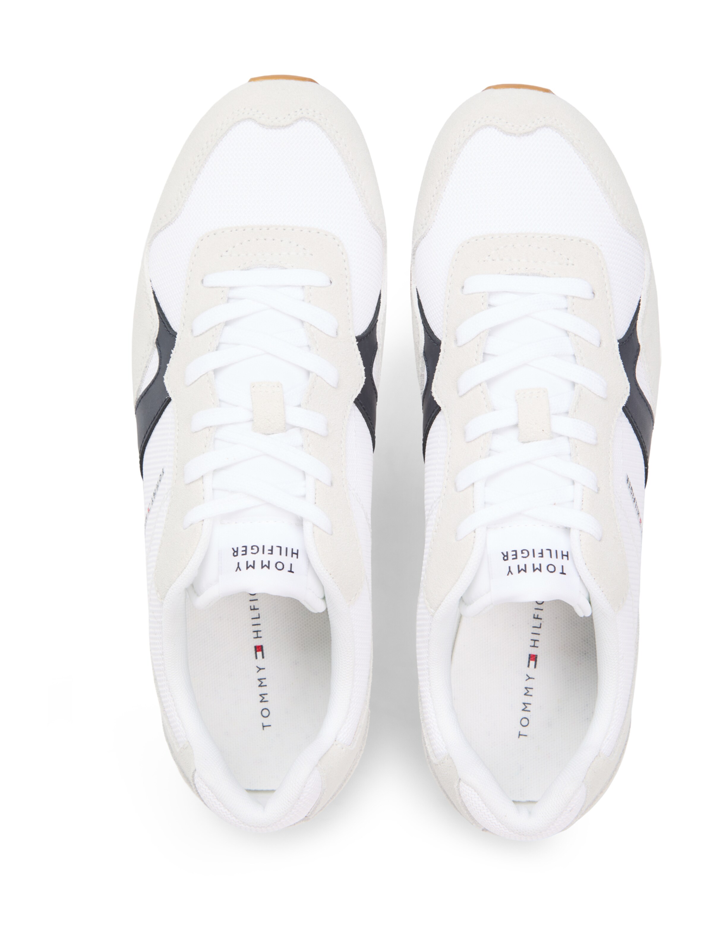 Sneaker low de la TOMMY HILFIGER pe alb
