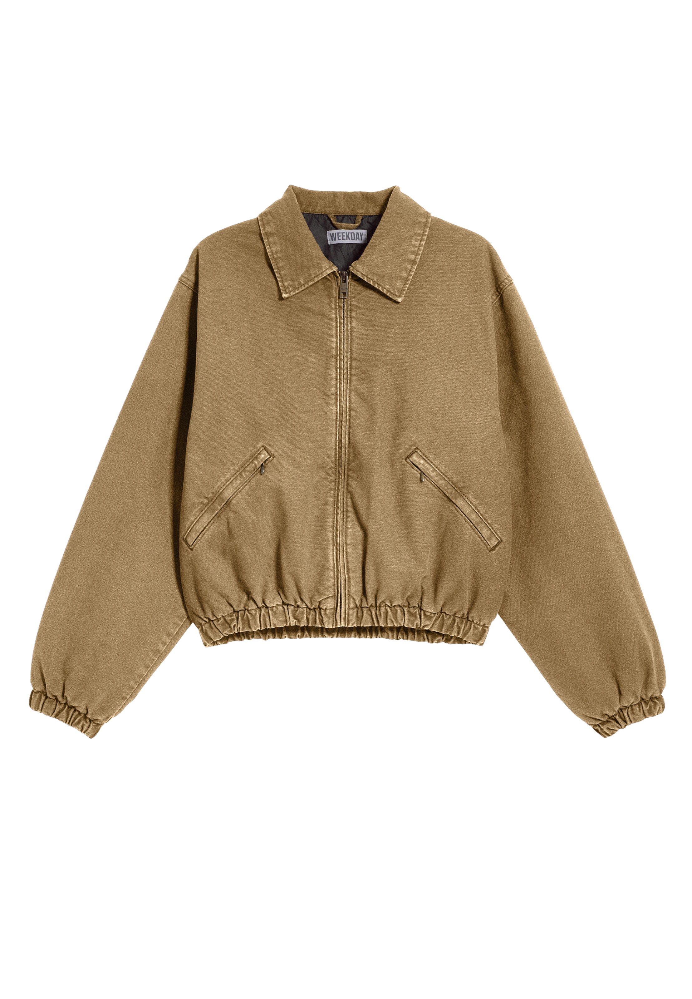 WEEKDAY Between-season jacket 'Tobi' in Brown: front