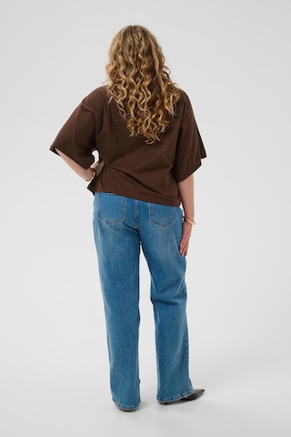 KAFFE CURVE Blus 'KCStormi' i brun