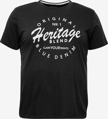 BLEND - Camiseta en negro: frente