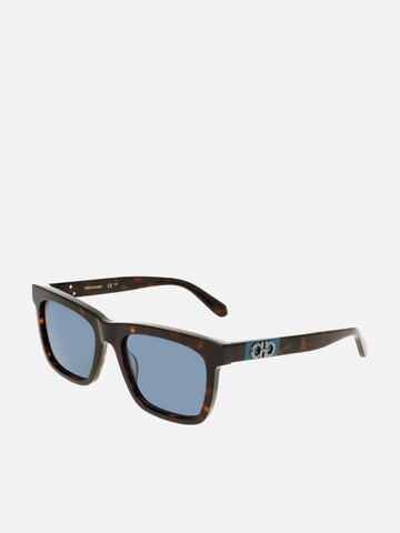 FERRAGAMO Sunglasses 'Ferragamo SF2113S Transparent sage 55/19/145 MAN Sunglasses' in Brown