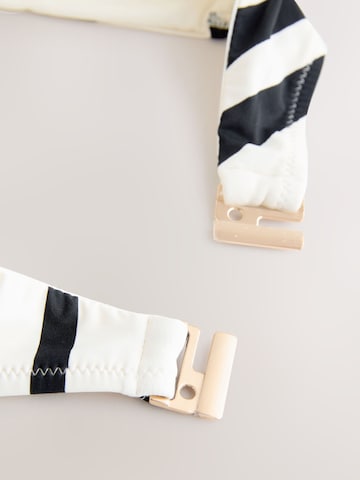 Next Bandeau Góra bikini w kolorze czarny