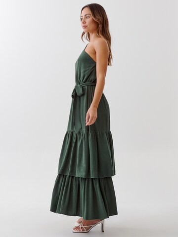 Robe Tussah en vert