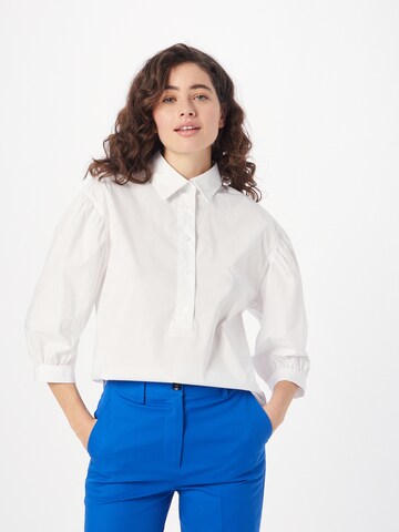 Sisley Blouse in Wit: voorkant