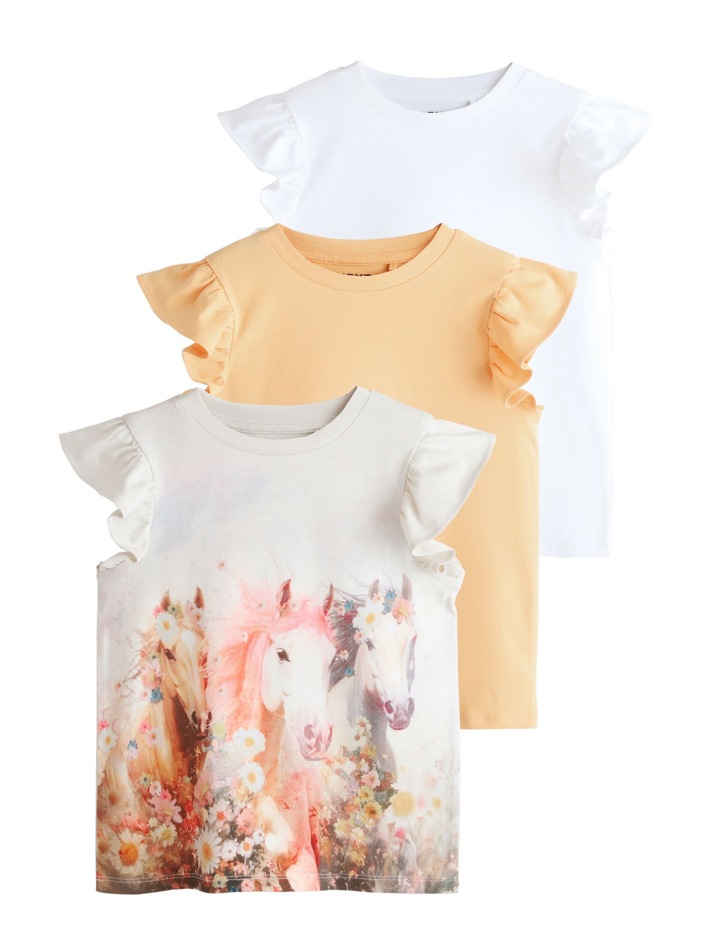 geltona Next Marškinėliai: priekis