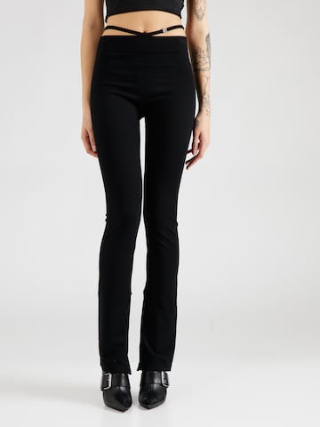 Coupe slim Pantalon 'Norchidea' HUGO Red en noir : devant