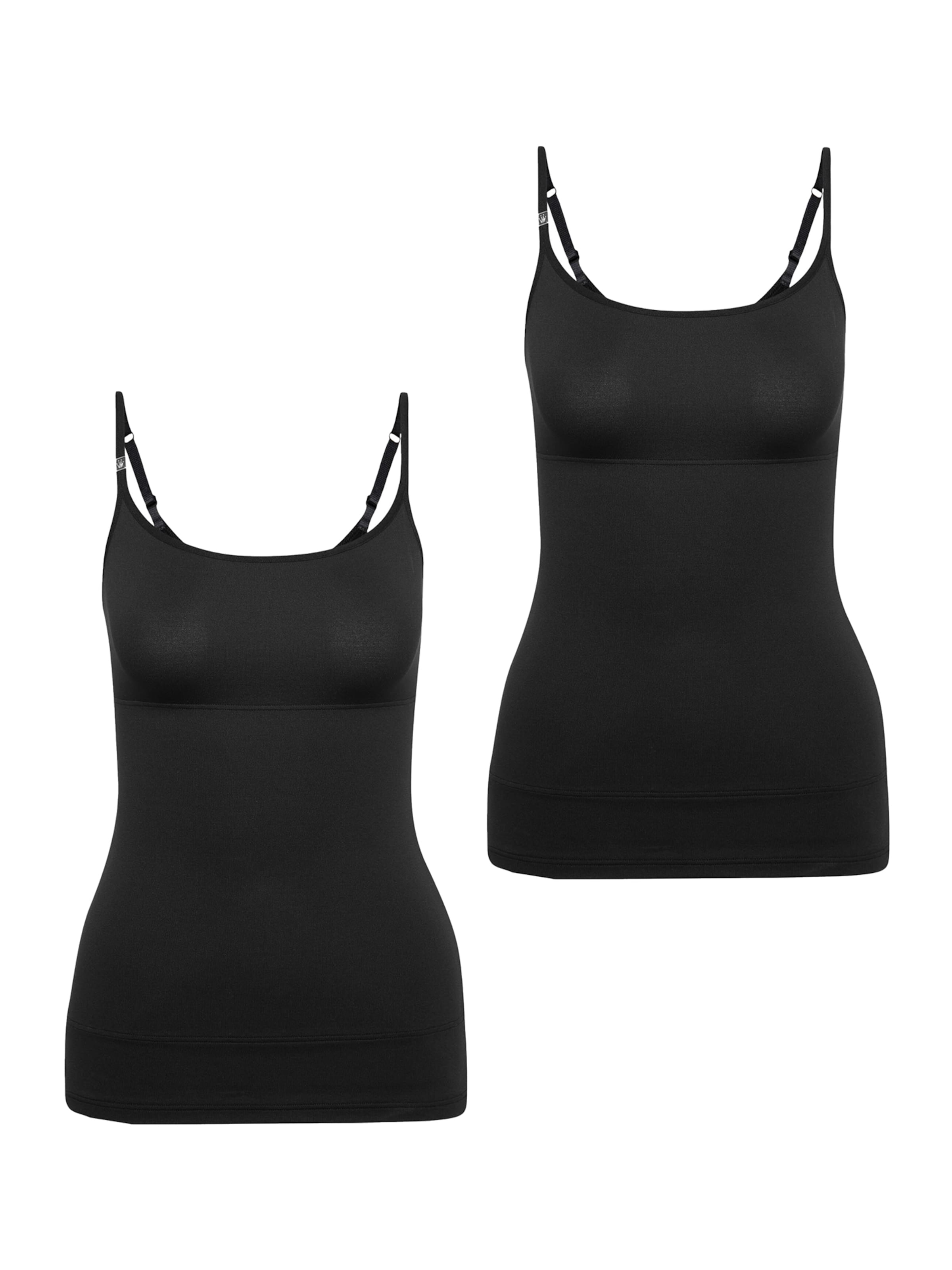 TRIUMPH Spaghettitop ' Trendy Sensation ' in Schwarz: Vorderseite