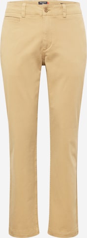 Dockers - Slimfit Calças chino 'SMART 360 FLEX CALIFORNIA' em bege: frente