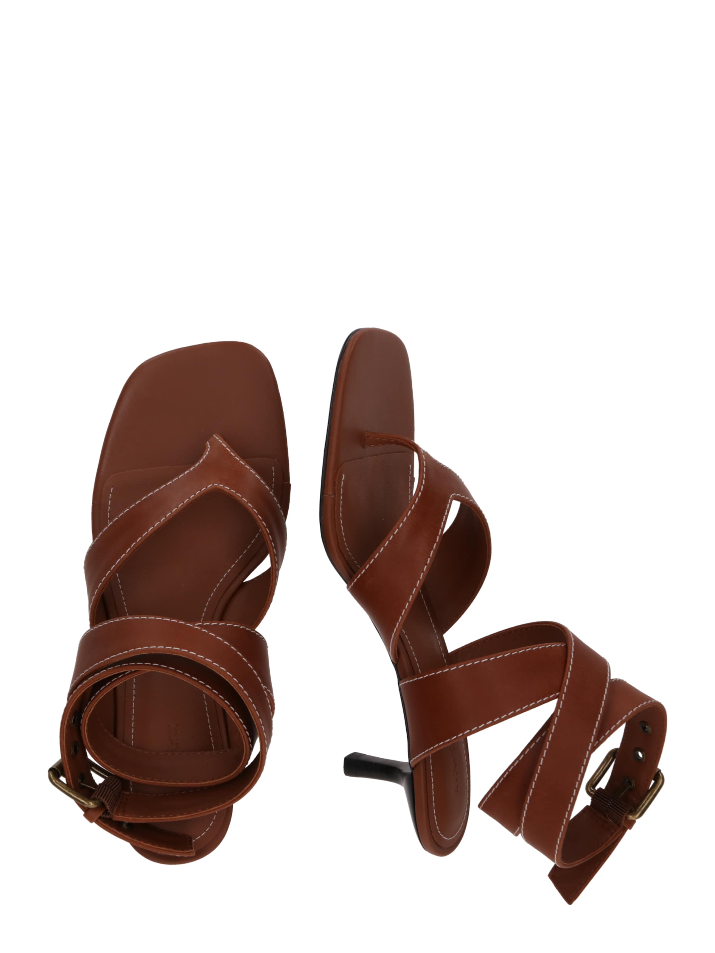 & Other Stories - Sandalias con hebilla en marrón