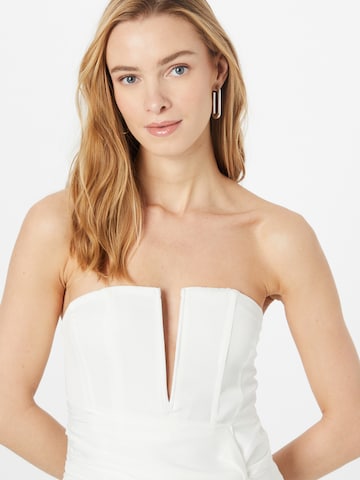 Misspap - Vestido de cocktail em branco