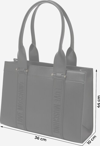 Love Moschino Handtasche 'BILLBOARD' in Schwarz