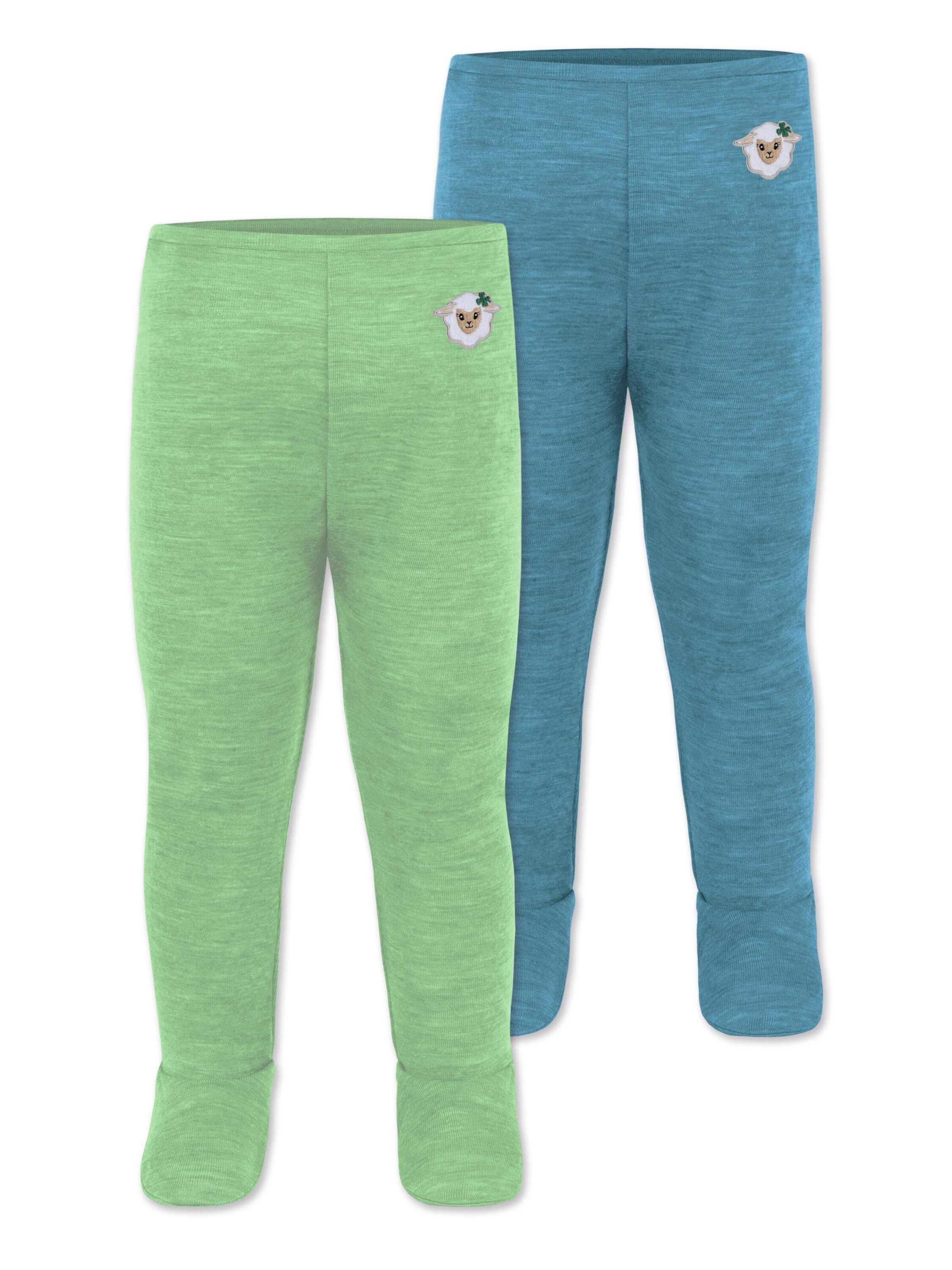 Pantalon normani en bleu : devant