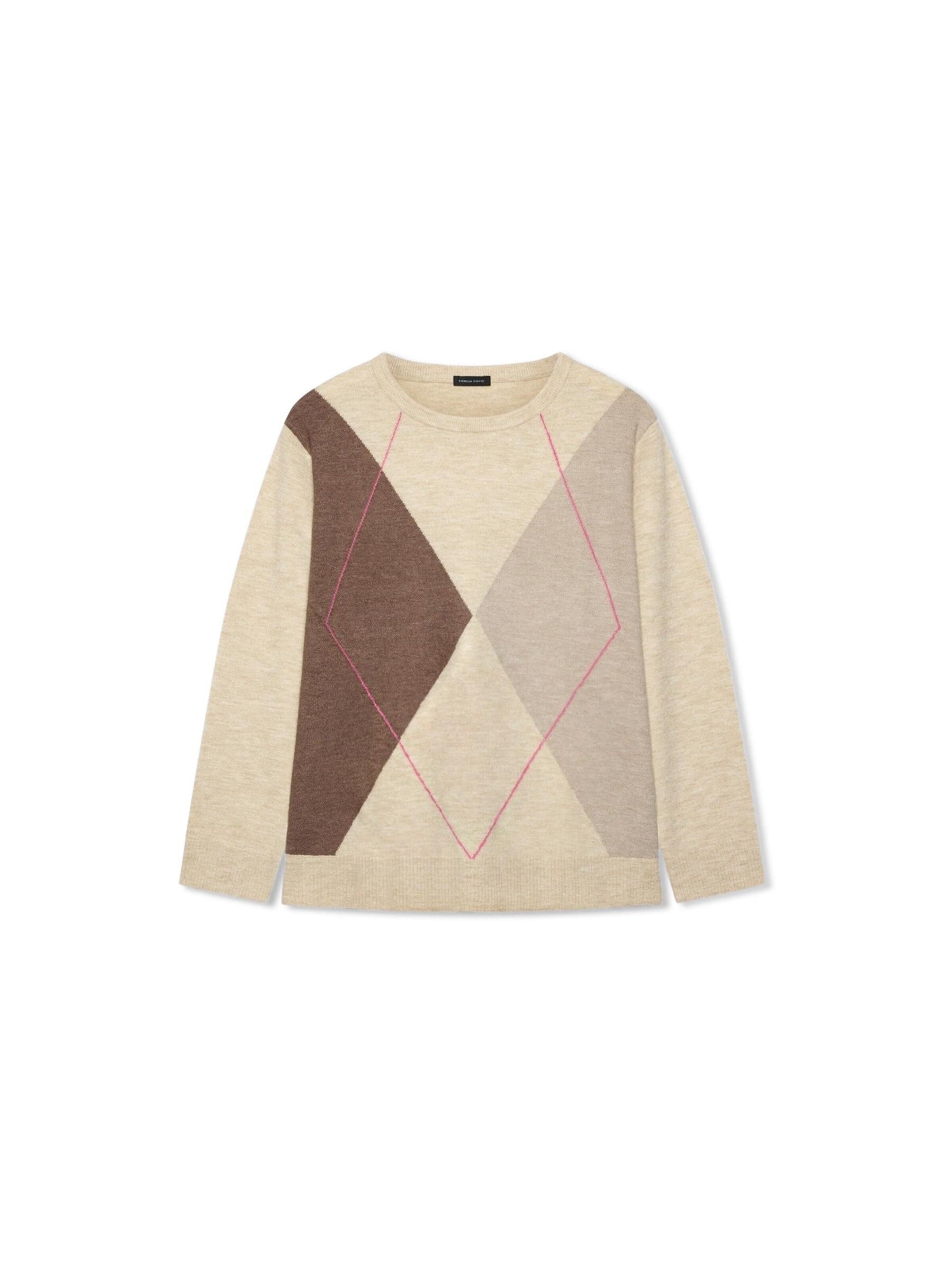 Fiorella Rubino Trui in Beige: voorkant