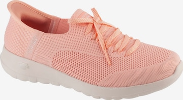 SKECHERS Platform trainers 'Go Walk Joy - Abby' in Pink: front