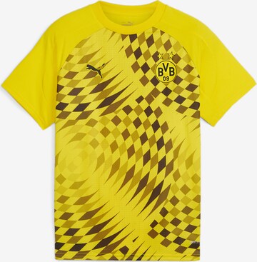 PUMA Koszulka funkcyjna 'Borussia Dortmund Prematch' w kolorze żółty: przód