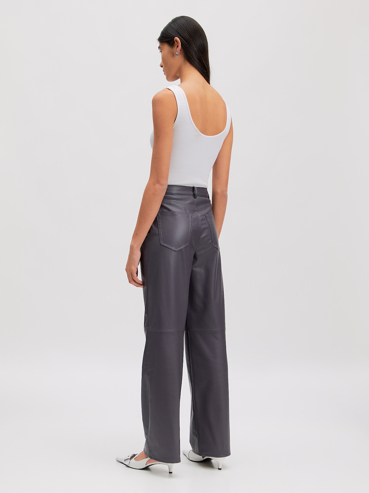 EDITED Pantaloni 'Celina' grigio