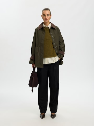 SELECTED Pullover 'SLWLULU' i grøn