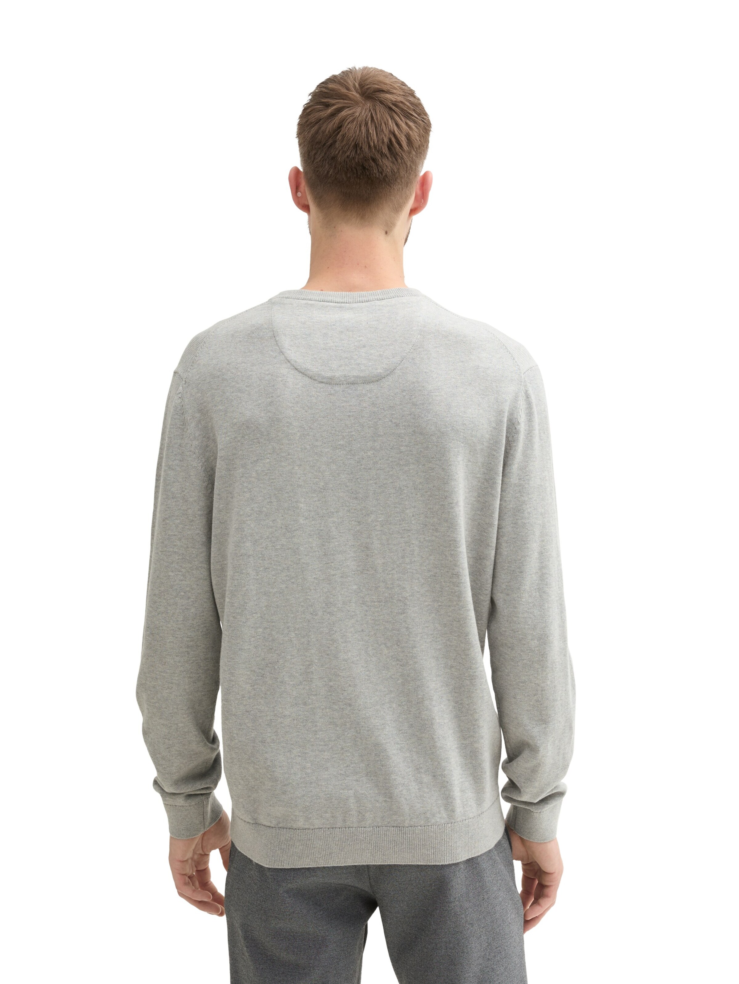 TOM TAILOR Trui in Grijs