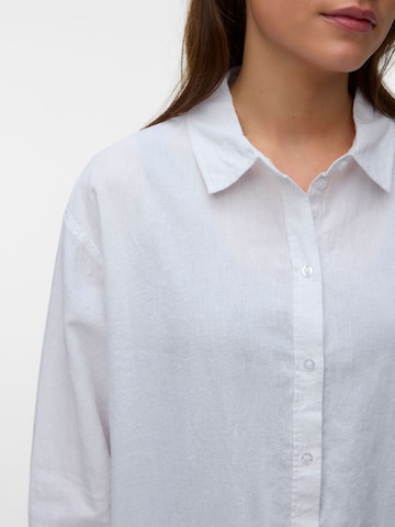 Chemisier 'VMMarley' VERO MODA en blanc