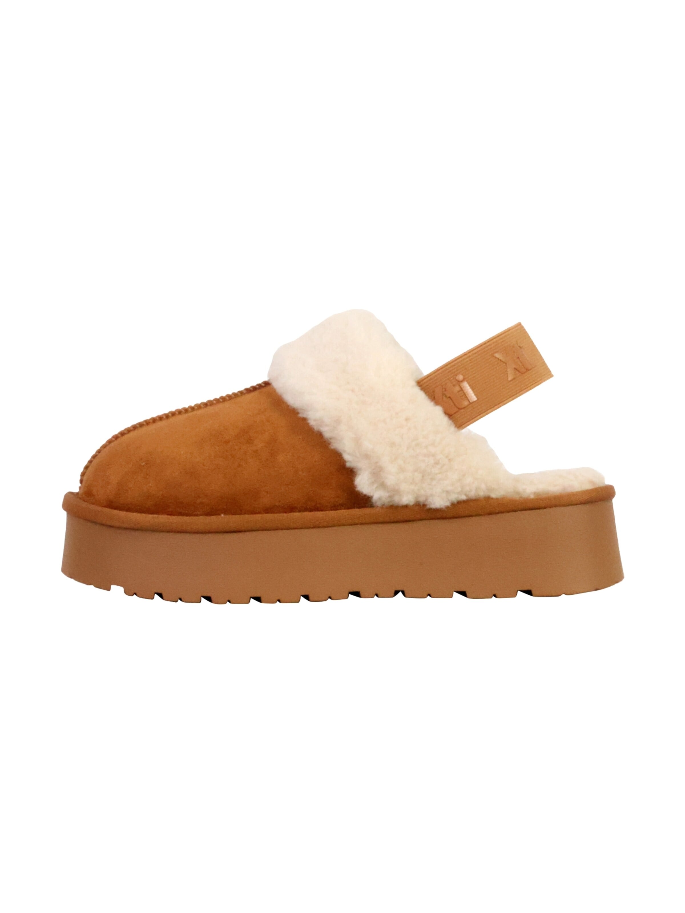 Xti Pantolette 'Leder-Pantoletten'‌‌‌‌‌‌‌ in Beige: Vorderseite