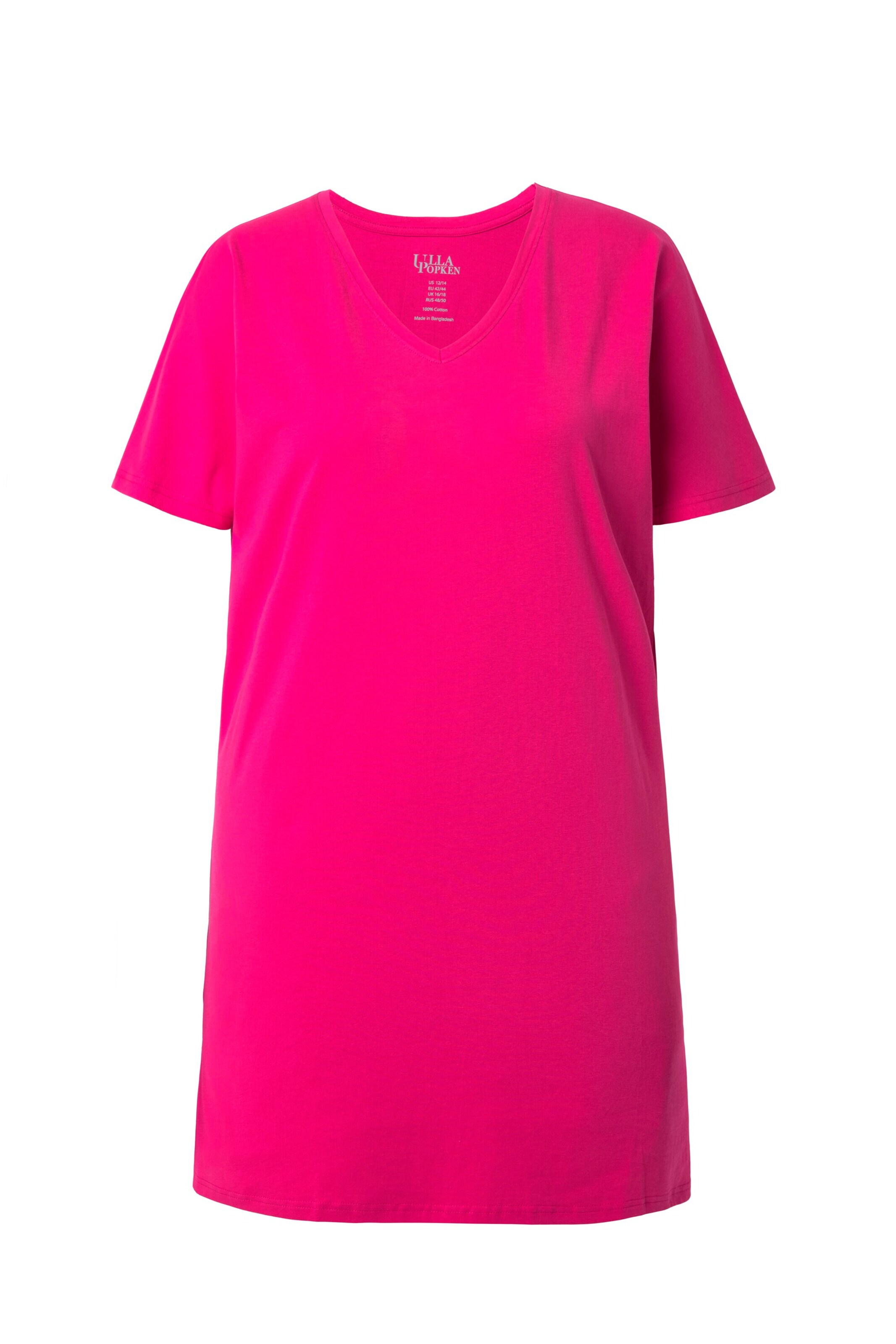 Ulla Popken Shirt in Roze: voorkant