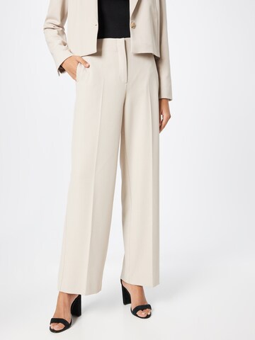 Regular Pantalon à plis TAIFUN en beige : devant