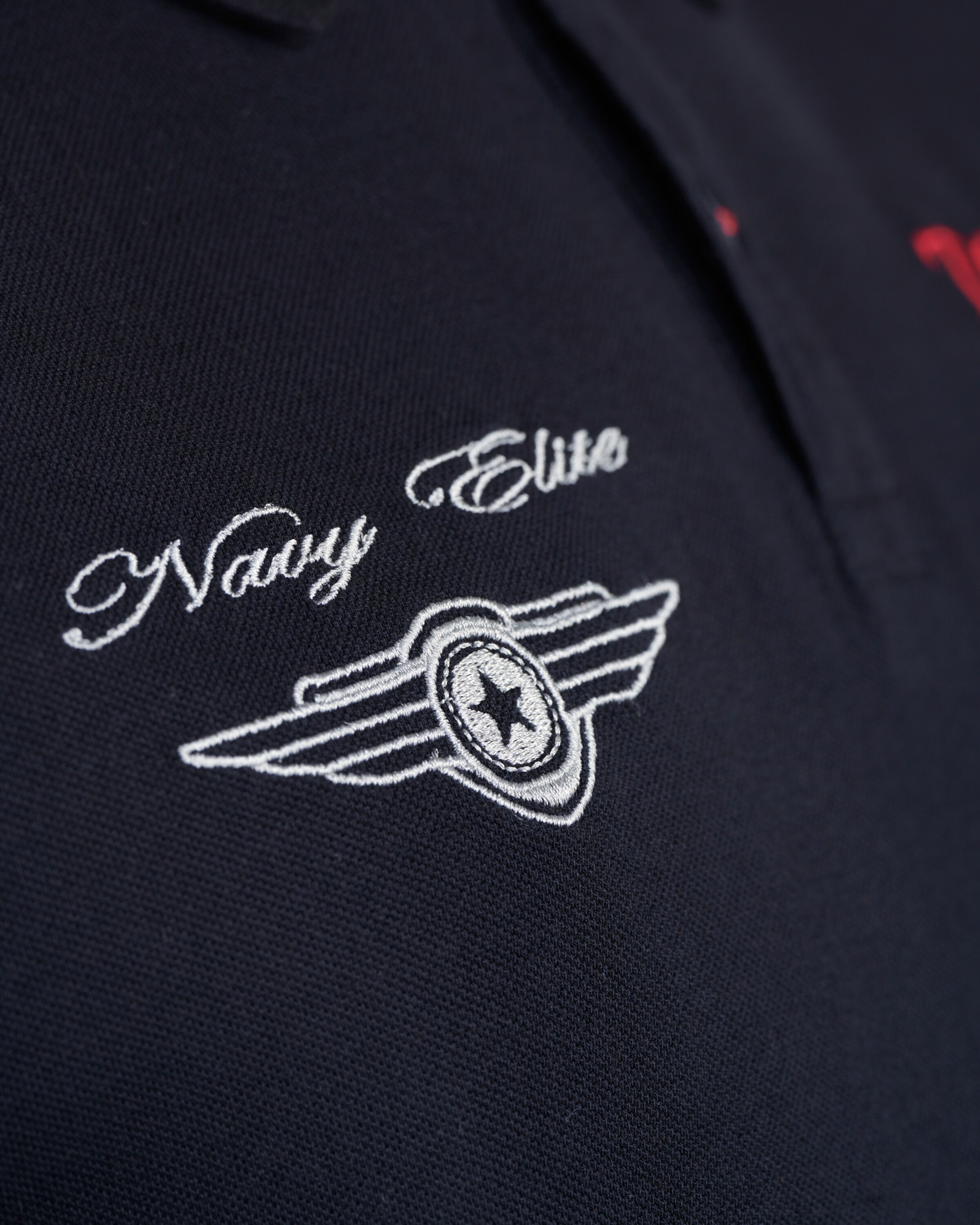 TOP GUN Poloshirt in Schwarz