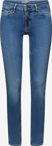 ESPRIT Slimfit Jeans in Blauw: voorkant