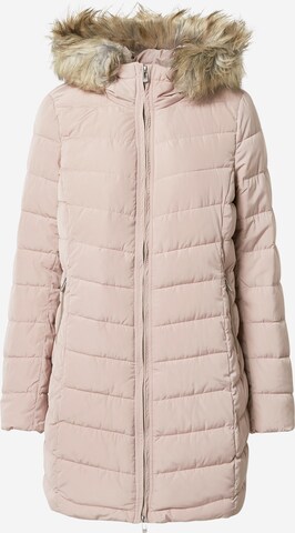 ONLY Winter coat in Pink: front