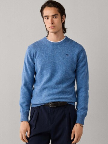 Hackett London Sweater in Blue: front