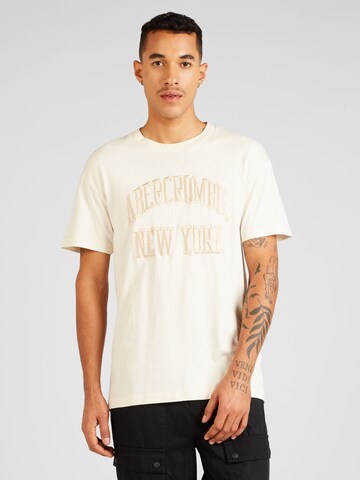 Abercrombie & Fitch - Camiseta en beige: frente
