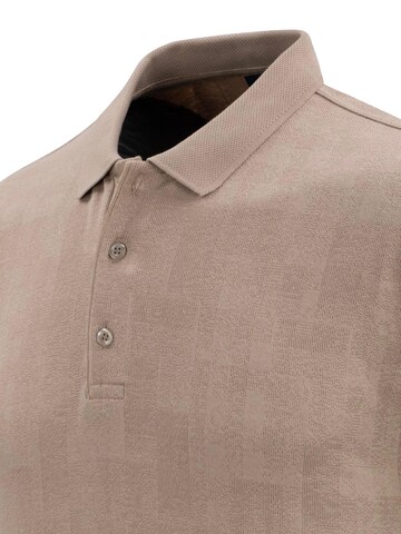 Cizgi Triko Shirt‌‌‌‌ in Beige