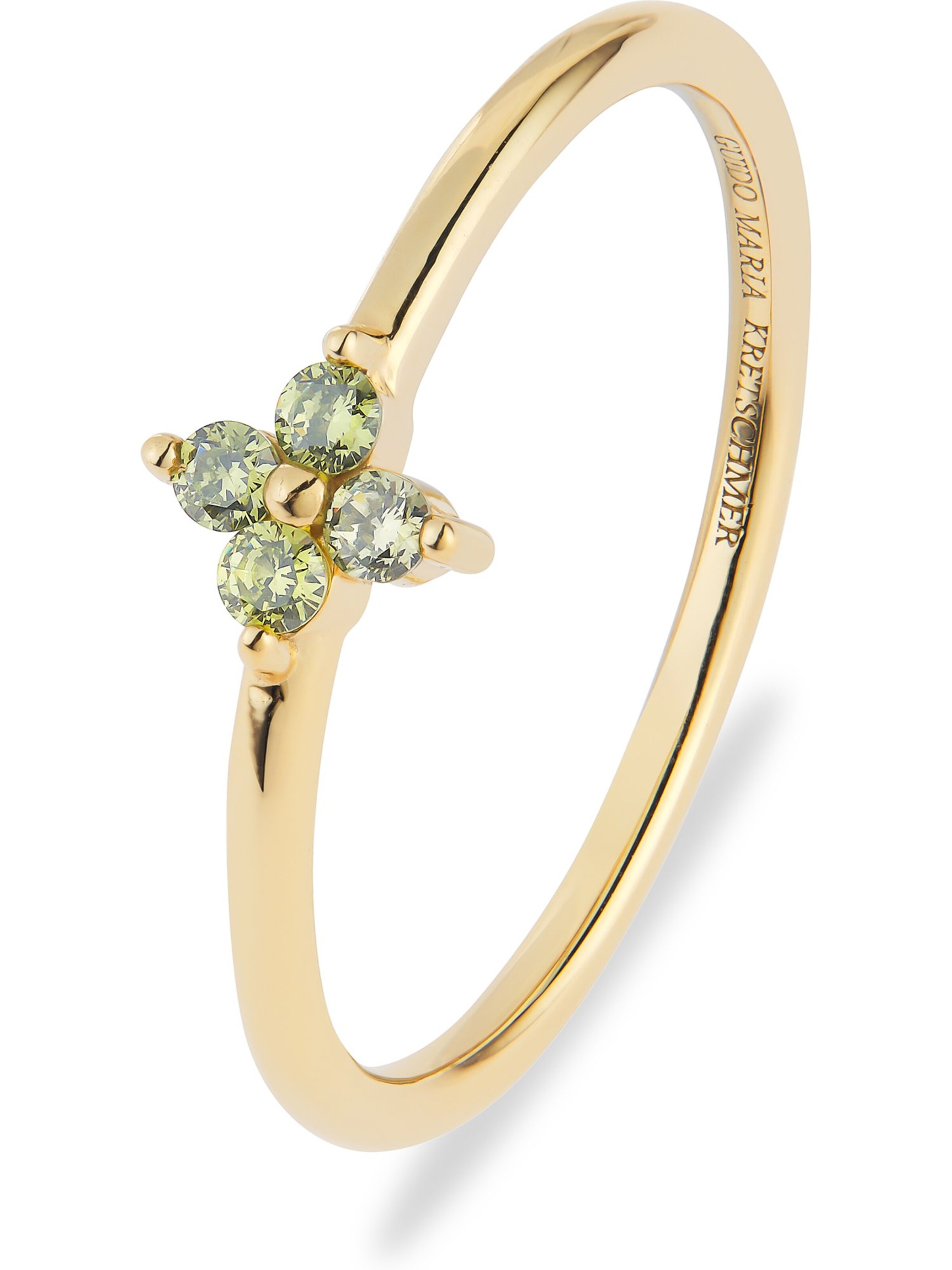 Guido Maria Kretschmer Jewellery Ring in Yellow: front