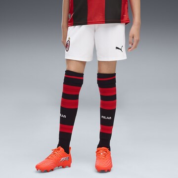 PUMA Regular Sports trousers 'AC Milan 26/27' in White: front