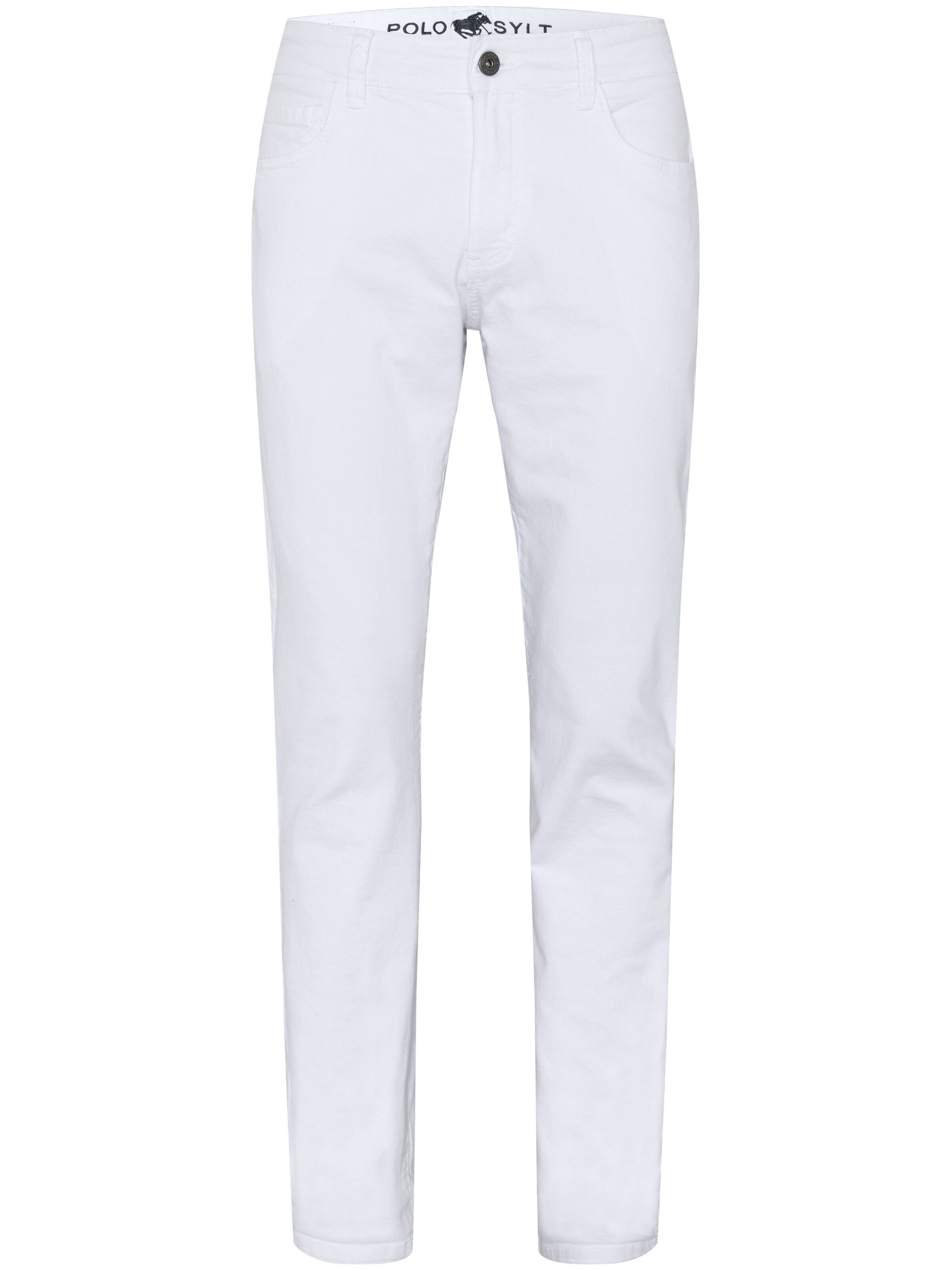 Polo Sylt Regular Jeans in White: front