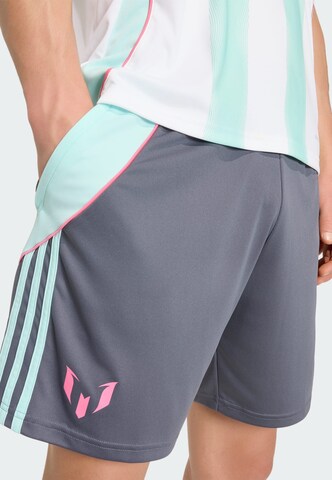 ADIDAS PERFORMANCE Regular Sports trousers 'Messi' in Grey