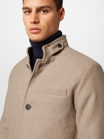 JACK & JONES Between-Seasons Coat 'MELTON' in Beige