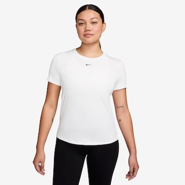 NIKE Performance Shirt 'One Classic' in White: front