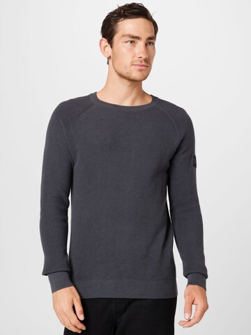 JACK & JONES Trui in Grijs: voorkant