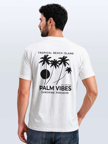 Neverless Shirt 'Palm Vibes'‌‌‌‌‌‌‌‌‌ in Weiß