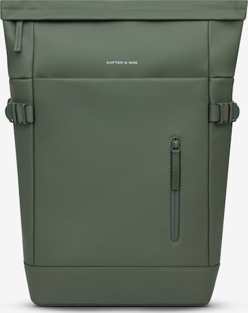 Kapten & Son Rucksack 'Helsinki' in Grün: Vorderseite