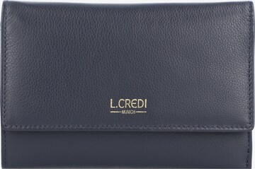 L.CREDI Wallet 'Evelyn' in Blue: front