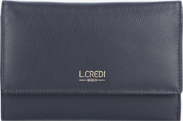 L.CREDI Wallet 'Evelyn' in Blue: front